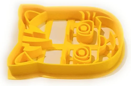 Vista 3 de Cortadores de galletas T3D inspirados en el cortador de galletas de máscara de pijama, adecuado para pasteles, galletas y fondant, molde de galletas