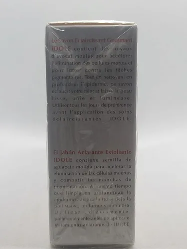 Vista 3 de Idole Jabón exfoliante iluminador con polvo de semillas de aguacate, neto de 4.41 oz (4.4 onzas) paquete de 3