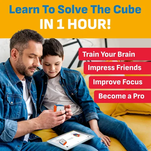 Vista 2 de GoCube 2x2: el primer cubo conectado 2x2 que te permite aprender a resolver el cubo. Rompecabezas STEM habilitado para aplicaciones que se adapta a