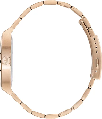 Vista 3 de Adidas Reloj de pulsera de acero inoxidable en tono oro rosa (modelo AOSY220282I)