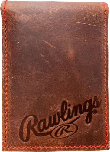 Vista 4 de Rawlings Colección de carteras de bolsillo frontal para hombres Cuero genuino Múltiples estilos y colores Negro Cash Pocket