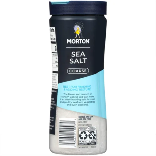 Vista 5 de Morton Sea Salt gruesa, 17.6 onzas (paquete de 6)
