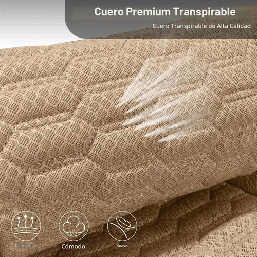 Vista 6 de CAR PASS Juego completo de fundas para asientos de coche de malla de espuma 3D de cuero, fundas para asientos de coche de malla transpirable de Todo