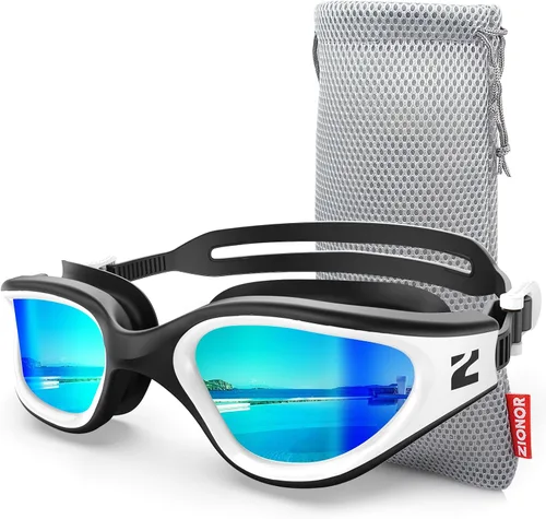Vista 8 de ZIONOR G1 Air Swim Goggles Adult, Polarized for Outdoor, Open Water