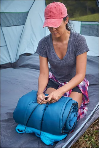 Vista 9 de Coleman Kompact - Saco de dormir, ligero para interiores y exteriores, para adultos, 20°F/30°F/40°F opciones para camping, senderismo, mochilero