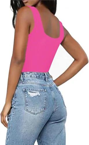 Vista 4 de BelleLovin Body sin mangas con cuello redondo para mujer