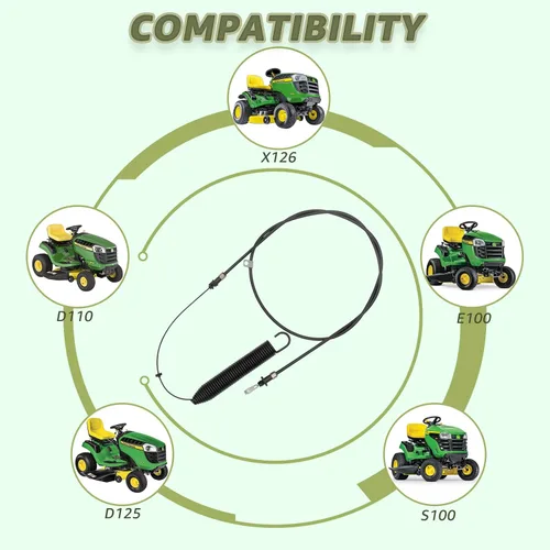 Vista 6 de GY22387 Cable de control de toma de fuerza para John Deere E100 D100 D110 107S S100 X105 L100