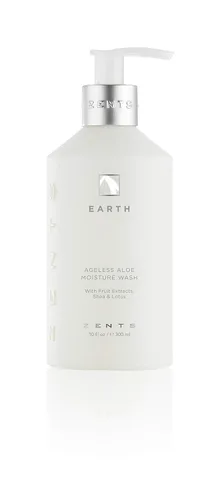 Vista 5 de Zents Set hidratante y limpiador para el cuidado de la piel (fragancia de tierra) Loción probiótica y gel de baño con manteca de karité orgánica