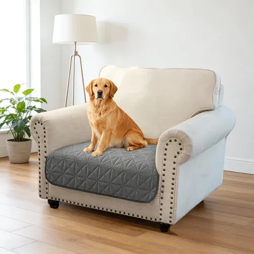 Vista 5 de Ameritex Funda de sofá impermeable para asientos, funda de sofá para perros, funda de sofá para mascotas, funda de terciopelo para silla, sofá