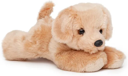 Vista 9 de Jolitee Golden Retriever - Peluche de perro bronceado, suave y abrazable para perro, 6.5 x 7 pulgadas
