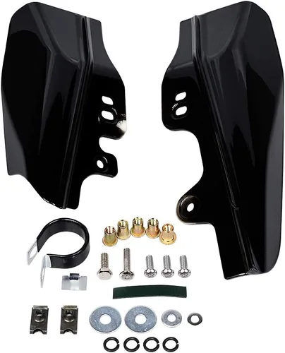 Vista 9 de Astra Depot Deflector de aire de marco medio compatible con Harley Touring Electra Glide Road King 2001-2008