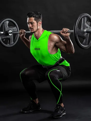 Vista 5 de DRSKIN 2 or 1 Pack Men's Hooded Tank Tops Muscle Cut Off T Shirt Sleeveless Bodybuilding Gym Hoodies Workout Athletic