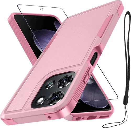 Vista 55 de Funda compatible con Moto G 5G 2024, cuerpo completo, resistente, resistente, a prueba de golpes, con correa de cordón, protector de pantalla