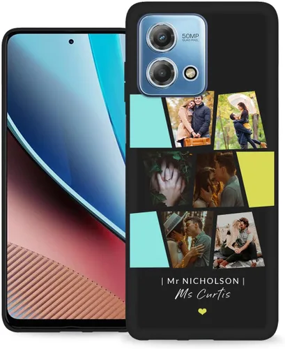 Vista 38 de Funda personalizada para Motorola Moto G Stylus 2020 con nombre de foto, texto y foto, GStylus personalizado -20 funda suave y fina (negro) de 6.4