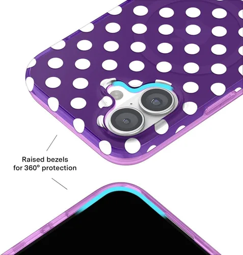Vista 571 de VELVET CAVIAR Funda para iPhone 15, compatible con MagSafe, probada contra caídas de 10 pies, fundas protectoras de diseño, leopardo color rosa