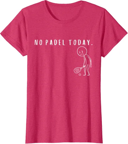 Vista 13 de No Padel Today Funny Padel Stickman Padel Playera Jugador de Tenis