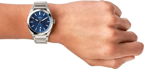 Vista 5 de Fossil Everett - Reloj de cuarzo de acero inoxidable para hombre