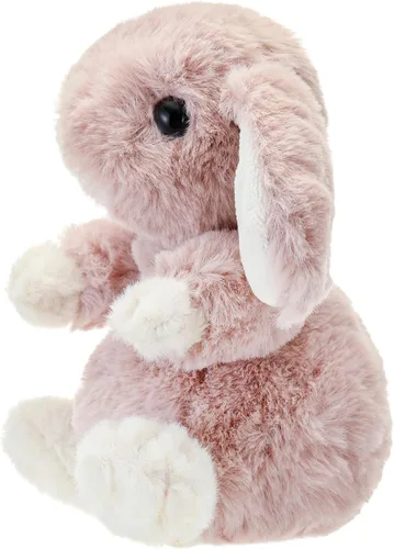 Vista 3 de DILLY DUDU Peluche de conejo/conejo rosa, juguete de peluche, regalos para niños (6 pulgadas)