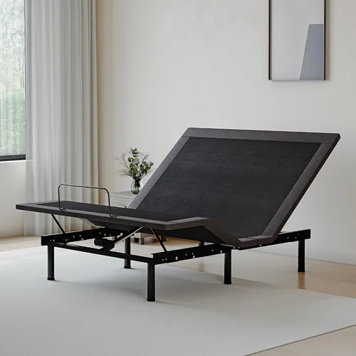 Vista 10 de MLILY EGOHOME - Base de cama ajustable individual XL con patas ajustables, base de cama eléctrica plegable de metal con control remoto inalámbrico