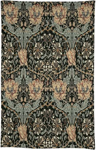 Vista 99 de Mantel Floral Retro de Pájaros, Diseño Original Bohemio William Morris Estampado Cubierta de Mesa para Hogar Picnic Fiesta Comedor Cocina William