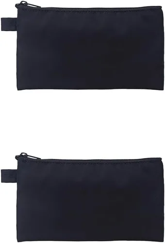 Vista 11 de Bolsa de depósito de dinero con cremallera ligero titular de dinero bolsa de cambio de monedas impermeable de nylon
