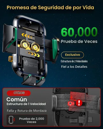 Vista 8 de VANMASS [Versión Pro] Soporte Universal para Teléfono de Coche [Ventosa Super Fuerte] Soporte de Teléfono para Salpicadero, Soporte de Teléfono