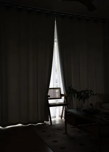 Vista 2 de Juego de 2 paneles de cortinas opacas, con ojales, aislamiento térmico, ahorro de energía y reducción de ruido, para dormitorio, sala de estar