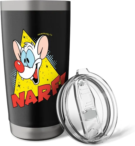 Vista 5 de Pinky and the Brain Narf - Vaso aislado de acero inoxidable