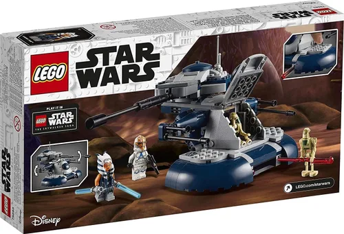Vista 7 de LEGO 75283 Star Wars - Juego de tanque de asalto blindado (AAT) con minifigura Ahsoka Tano