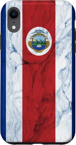 Vista 25 de Bandera de Costa Rica y fondo elegante - Funda del orgullo costarricense para iPhone 17