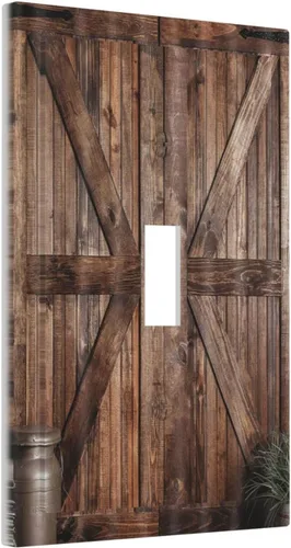 Vista 24 de Placa de pared abstracta con diseño de amanecer retro, arco iris, puesta de sol, sin dispositivo, placa de pared decorativa en blanco, placa frontal