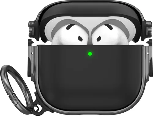 Vista 66 de Maxjoy Funda para AirPods 3 con cerradura, funda protectora rígida de 3ª generación para AirPod de 3ª generación para mujeres y hombres con llavero