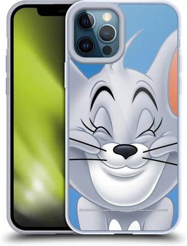 Vista 73 de Head Case Designs Funda de gel de cara completa con licencia oficial de Tom y Jerry Jerry [protección de grado militar] compatible con Apple iPhone