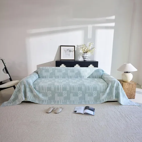 Vista 27 de DREAMINGO Funda de Sofá de Chenilla Beige Bohemia Geométrica Jacquard para Sofá de 3 Cojines Antideslizante Seccional Forma de L para Perros