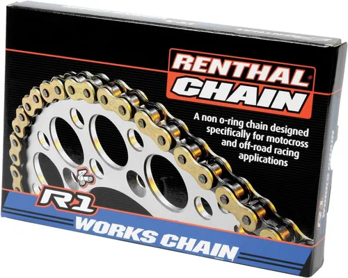 Vista 5 de Renthal Cadena de oro R15 R1 Works (C445)