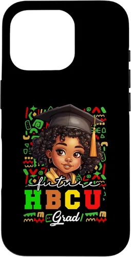 Vista 20 de Future HBCU Grad Black Girl Kids Graduation HBCU College Case for iPhone 16