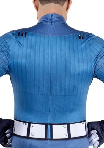Vista 7 de Disfraz para Hombre del Sr. Fantástico de Los Cuatro Fantásticos Zentai Multicolor