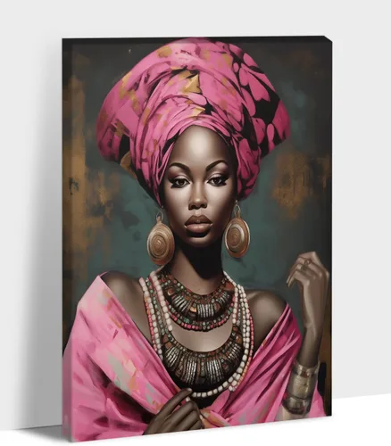 Vista 42 de Arte de pared afroamericano, decoración de rey y reina bailarín negro para sala de estar, arte de pareja de amor negro para dormitorio, lienzo