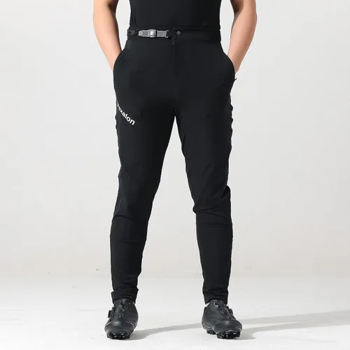 Vista 3 de VEXALON Pantalones de ciclismo de montaña, BMX para hombre, de secado rápido, ligeros, transpirables, para ciclismo, descenso, ciclismo