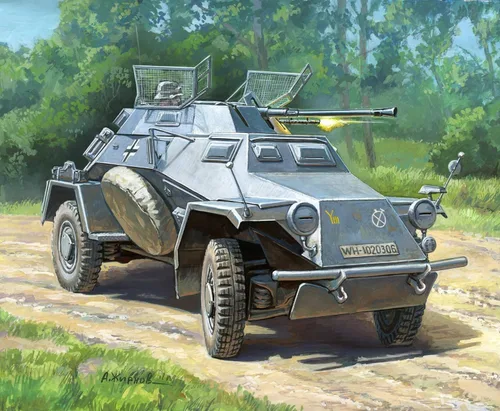 Vista 2 de Zvezda Modelo Z6157 Modelo de rifle de asalto de tanque de construcción modelo 222