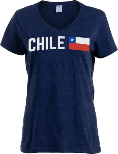 Vista 19 de Nations of the World - Camiseta con cuello en V para mujer