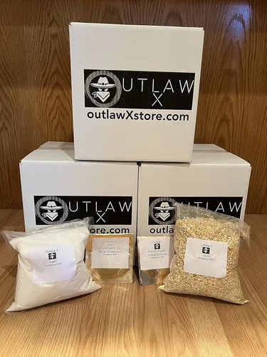 Vista 2 de Kit completo de puré y fermentación de whisky de maíz Moonshine de Outlaw X