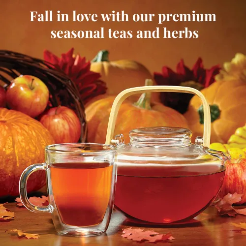Vista 6 de The Republic of Tea, Tea Harvest Stackable Fall, 0.68 onzas, 3