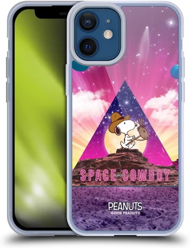Vista 110 de Head Case Designs Funda de gel con licencia oficial de Peanuts Nebula Cactus Needles Snoopy Space Cowboy [protección de grado militar] compatible