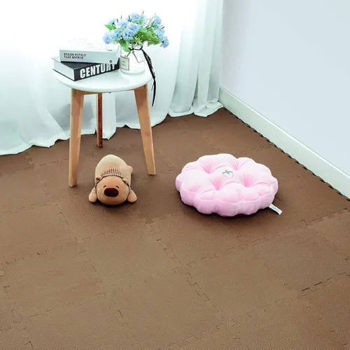 Vista 4 de qqpp Alfombrillas de Espuma EVA de Goma 18 Baldosas Entrelazadas Tipo Rompecabezas para Suelo - Alfombra de Juego para Bebé para Jugar Alfombrilla