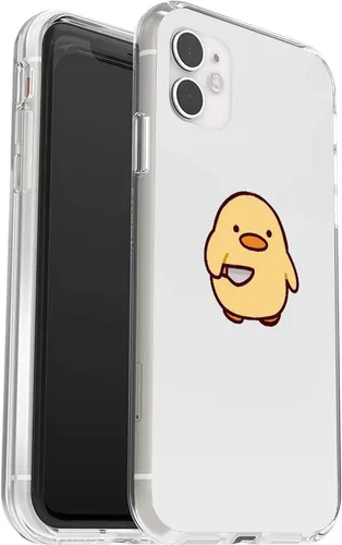 Vista 4 de Compatible con iPhone 11 - Adorable hongo mecedora en su Noggin a prueba de golpes elegante funda de TPU de protección
