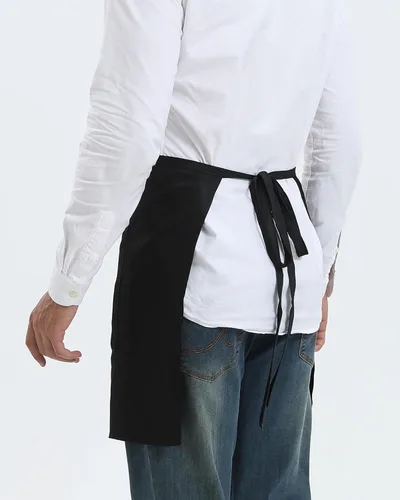 Vista 4 de Xeoxarel Delantal unisex con 4 bolsillos, para mujer y hombre, 27 x 18 pulgadas