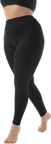 Vista 3 de ZERDOCEAN Leggings de longitud completa elásticos suaves y ligeros para mujer