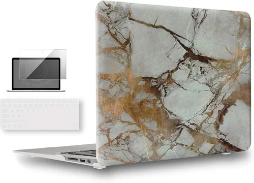 Vista 43 de UESWILL Funda rígida mate 3 en 1 compatible con MacBook de 12 pulgadas con pantalla Retina modelo A1534 + funda de teclado y protector de pantalla