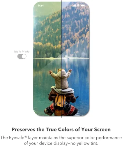 Vista 9 de ZAGG InvisibleShield Glass Elite VisionGuard+ - Protector de pantalla para Apple iPhone 14 Pro, máxima resistencia a golpes, golpes y arañazos